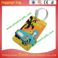 OEM souvenir 3D rubber luggage tags
